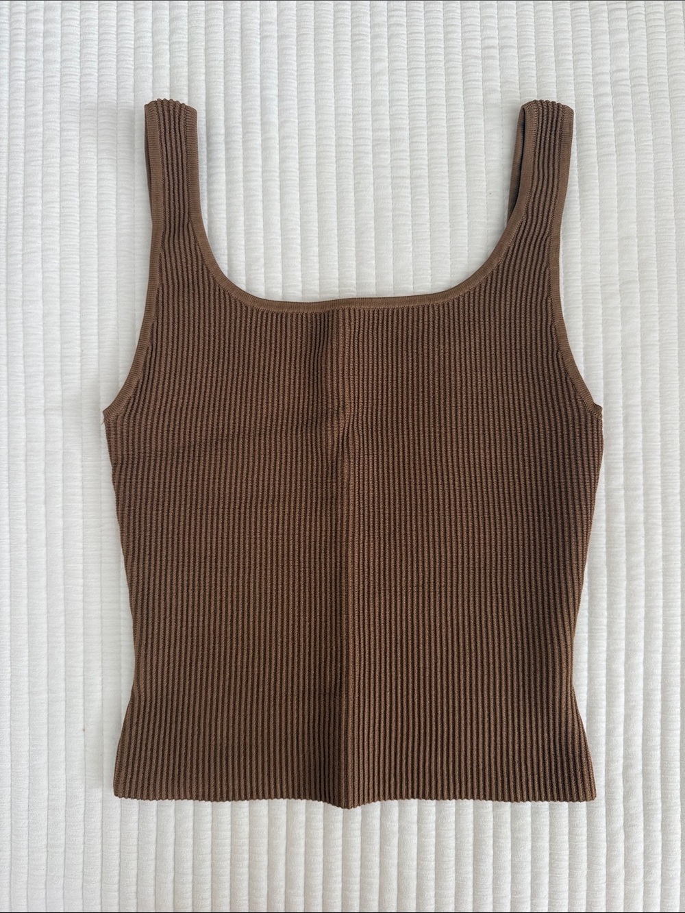 Aritzia | Babaton Sculpt Knit Ribbed Squareneck Tank